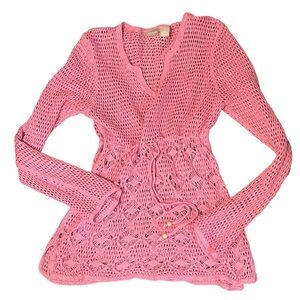 Pink Knit Women's Sweater